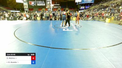 150 lbs Cons 32 #2 - Dimetry Molina, CA vs Daniel Acosta, TX