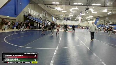 65-71 lbs Round 3 - Cooper Horne, Fremont Wrestling Club vs Azariah Rodriguez, Northside Wrestling