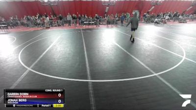 138 lbs Cons. Round 1 - Darrin Dorn, CrassTrained: Weigh In Club vs Jonah Berg, Wisconsin