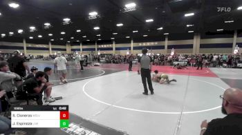 109 lbs Consolation - Sebastian Cisneros, Wolves Den WC vs Jayden Espinoza, Live Training