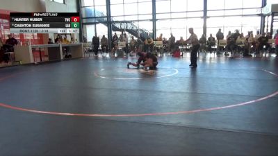 J-18 lbs Cons. Round 1 - Cashton Eubanks, Lanark vs Hunter Huber, Tiger Wrestling Club