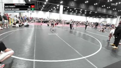 89 lbs Round 2 (6 Team) - Jace Tiggett, WTF- Valebound vs Kayson Williams, MatLife