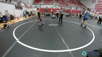 106 lbs Quarterfinal - Ethyn Barlow, Division Bell Wrestling vs Scott Cox, Harrah Little League Wrestling