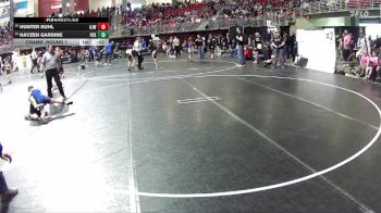 62 lbs Champ. Round 1 - Hayzen Gardine, FoxFit vs Hunter Kuhl, Ashland-Greenwood Jr Wrestling