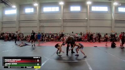 80 lbs Round 3 (8 Team) - Jackson Habel, OMP vs Collin Artman, Dayton Bandits