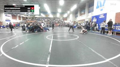 138 lbs Champ. Round 1 - Kyle Christopher, Heritage vs Fabio Adrianzen, Rosemead