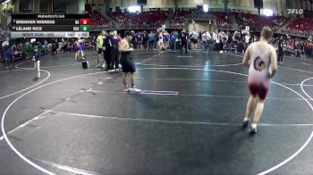 220 lbs Cons. Round 1 - Leland Rice, Cross County Osceola vs Brenden Wieneke, Neligh Oakdale