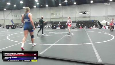 190 lbs Placement Matches (8 Team) - Madisynn Crawford, Missouri Red vs Sophia Sharp, Virginia