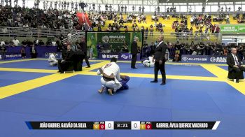 Gabriel Ávila Queiroz Machado vs João Gabriel Galvão Da Silva 2025 Brasileiro Jiu-Jitsu IBJJF