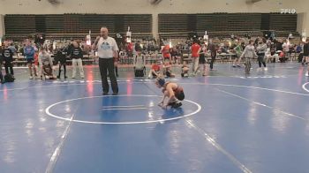 77 lbs Rr Rnd 2 - Joshua Latham, Team Tugman - ESC vs Joey Algeo, DoughBoy WC - ESC