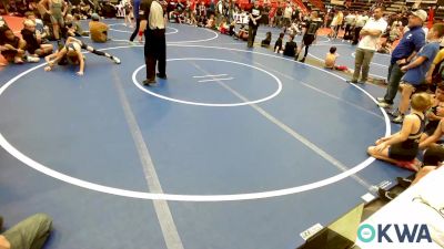 68 lbs Rr Rnd 3 - Oakley Blankenship, Clinton Youth Wrestling vs Beckett Carter, Piedmont