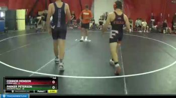 138 lbs Quarterfinals (8 Team) - Connor Monson, Clear Lake vs Parker Peterson, Onconto Falls