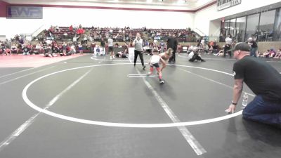 46 lbs Quarterfinal - Ky Kemble, Ponca City Wildcat Wrestling vs Kaiden Burdick, Newkirk Takedown Club