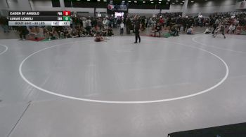 80 lbs Cons. Sub-quarters - Caden St Angelo, PSF Wrestling Academy vs Lukas Lomeli, Shelton Wrestling Academy