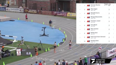 High School Girls' 800m, Finals 5