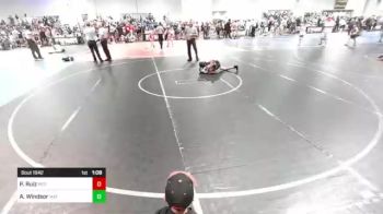 86 lbs Quarterfinal - Paul Ruiz, Red Wave vs Adrian Windsor, Mat Demon WC