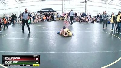 75 lbs Round 1 (6 Team) - Sawyer Epley, Mi Pitbulls vs Royal Johnson, Ohio Heros