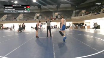 189 Championship Bracket Cons. Round 5 - Logan Myers, Eastview vs Jack Wolf, Grand Rapids