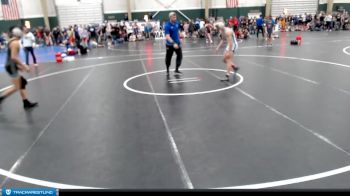 126-136 lbs Quarterfinal - Trenton Wedemeyer, Ravenna Bluejays Wrestling vs Allen Diaz, Lexington Middle School