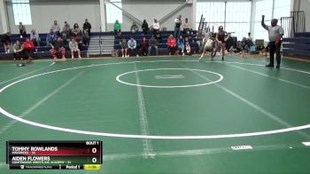 140 lbs Round 1 (16 Team) - Aiden Flowers, Contenders Wrestling Academy vs Tommy Rowlands, Mavericks