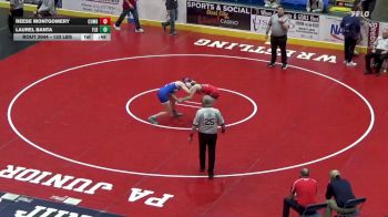 133 lbs Consolation - Reese Montgomery, Cumberland Valley vs Laurel Banta, Flb