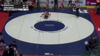 112 lbs Consolation - Brystol Hess, West Perry vs Jenna Gabuya, Meyersdale