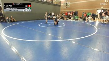 85 lbs Quarterfinal - Logan Spillett, American Falls Wrestling Club vs Ace Fox, Hawk Wrestling Club