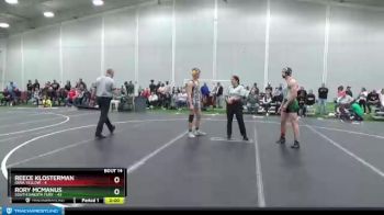 170 lbs Cross Bracket (8 Team) - Reece Klosterman, Iowa Yellow vs Rory McManus, South Dakota Fury