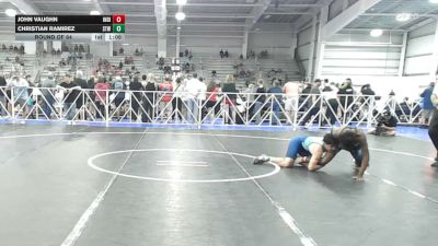 138 lbs Round Of 64 - John Vaughn, Indiana Outlaws White - HSB vs Christian Ramirez, Shore Thing Surf - HSB