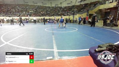 195 lbs Round Of 32 - Bishop Leonard, ReZults Wrestling vs Roddy Spatz, Cowboy Wrestling Club