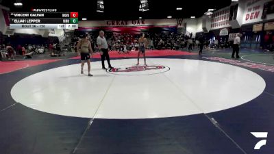 120 lbs Champ. Round 1 - Elijah Lepper, Vista Murrieta vs Vincent Galvan, Moreno Valley