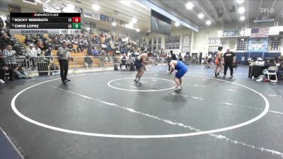 215 lbs Quarterfinal - Rocky Windrath, Fountain Valley vs Chris Lopez, La Quinta