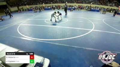 58 lbs Round Of 16 - Billy Roberts, Greater Heights Wrestling vs Jase Cyphers, Team Guthrie Youth Wrestling