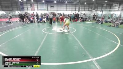 126 lbs Cons. Round 3 - Caden Carter, Great Bridge vs Braden Bewley, Heavy Hitting Hammers