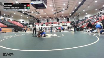 125 lbs Semifinal - Alexis Cox, Pryor MS Girls vs Khayree McClennan, Broken Arrow Girls HS