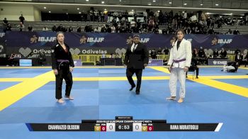 Chahrazed Olsson vs Rana Muratoglu 2026 European Jiu-Jitsu IBJJF Championship
