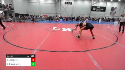 152 lbs Quarterfinal - Joseph Losee, Journeymen Wrestling Club vs Charles Shaddow, Olympic