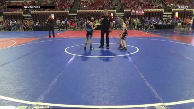 69 lbs Cons. Round 3 - Waylon Burrow, Lockwood Wrestling Club vs Beaux Mooring, Ambush Wrestling