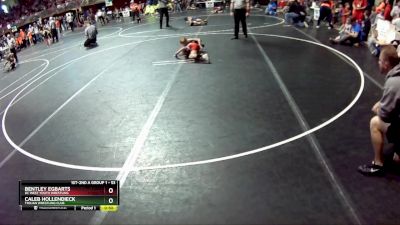 53 lbs Cons. Round 1 - Caleb Hollendieck, Trojan Wrestling Club vs Bentley Egbarts, DC West Youth Wrestling