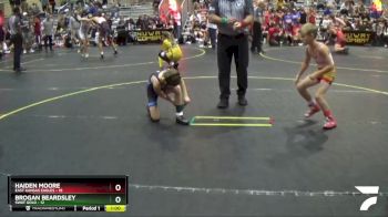 65 lbs Finals (8 Team) - Brogan Beardsley, SWAT Gold vs Haiden Moore, East Kansas Eagles