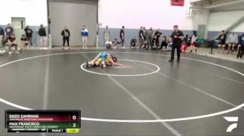 113 lbs Round 2 - Enzo Sampang, Avalanche Wrestling Association vs Max Francisco, Anchorage Youth Wrestling Academy