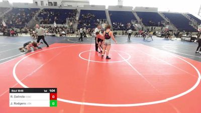 165 lbs Semifinal - Roqui Jr Galindo, Coachella Valley WC vs Jacob Rodgers, Lions WC