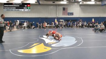 133 lbs Consi Of 4 - Ethan Buonanducci, Bridgewater State vs Nathan Sayers, Coast Guard