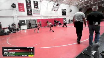 174 lbs Cons. Round 1 - Benjamin Valencia, Palomar vs Zach Harkey, Cerritos College
