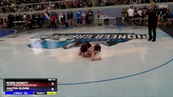 92 lbs Quarterfinal - Ryder McGinty, Arctic Warriors Wrestling Club vs Maxton Glover, Alaska