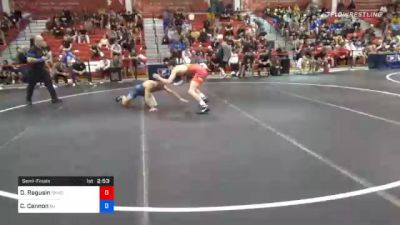 61 kg Semifinal - Dylan Ragusin, Cliff Keen Wrestling Club vs Chris Cannon, New Jersey