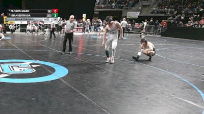4A 126 lbs Quarterfinal - Flores Mark, Silver vs Isiah Estrada, Socorro