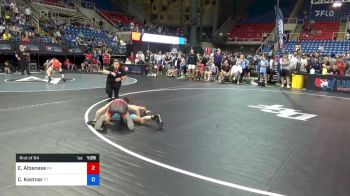 94 lbs Rnd Of 64 - Emilio Albanese, Pennsylvania vs Chase Kastner, Connecticut