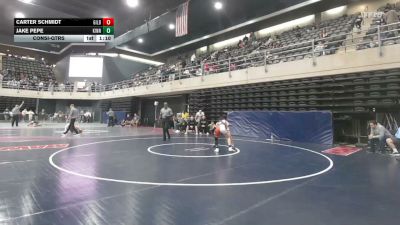 110 lbs Consi-qtrs - Carter Schmidt, Gilbertsville vs Jake Pepe, Kinnelon