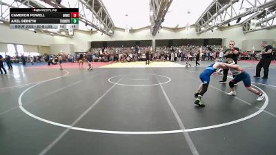 82-B lbs Semifinal - Cameron Powell, Gnwc vs Axel DeDeyn, Triumph Trained